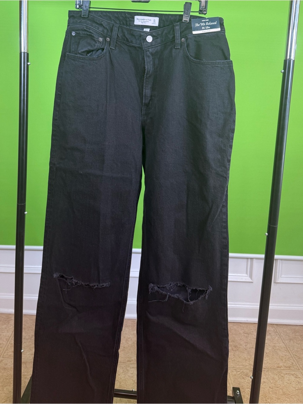 Abercrombie Curve Love Black Women’s Jeans. 31/XT (extra tall)